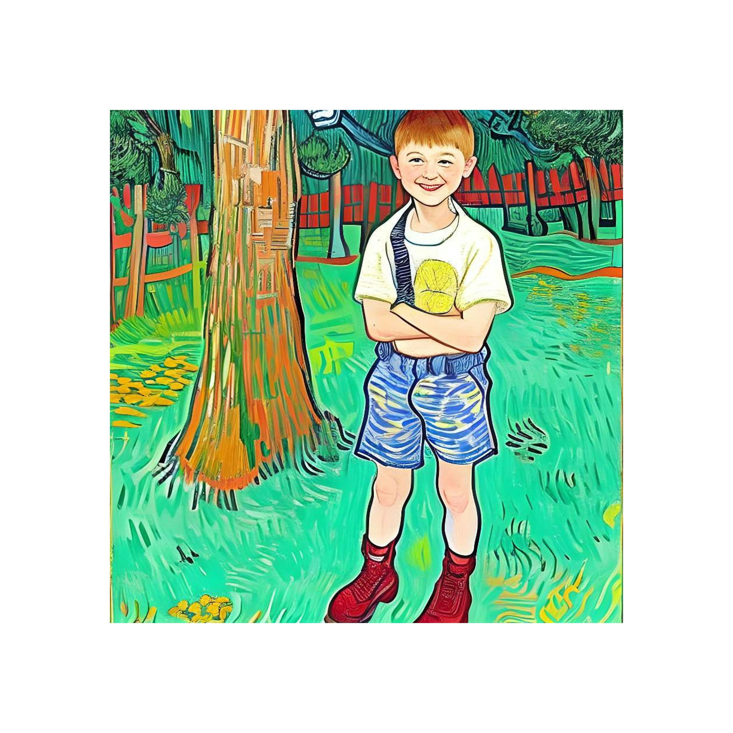 portrait of a kid