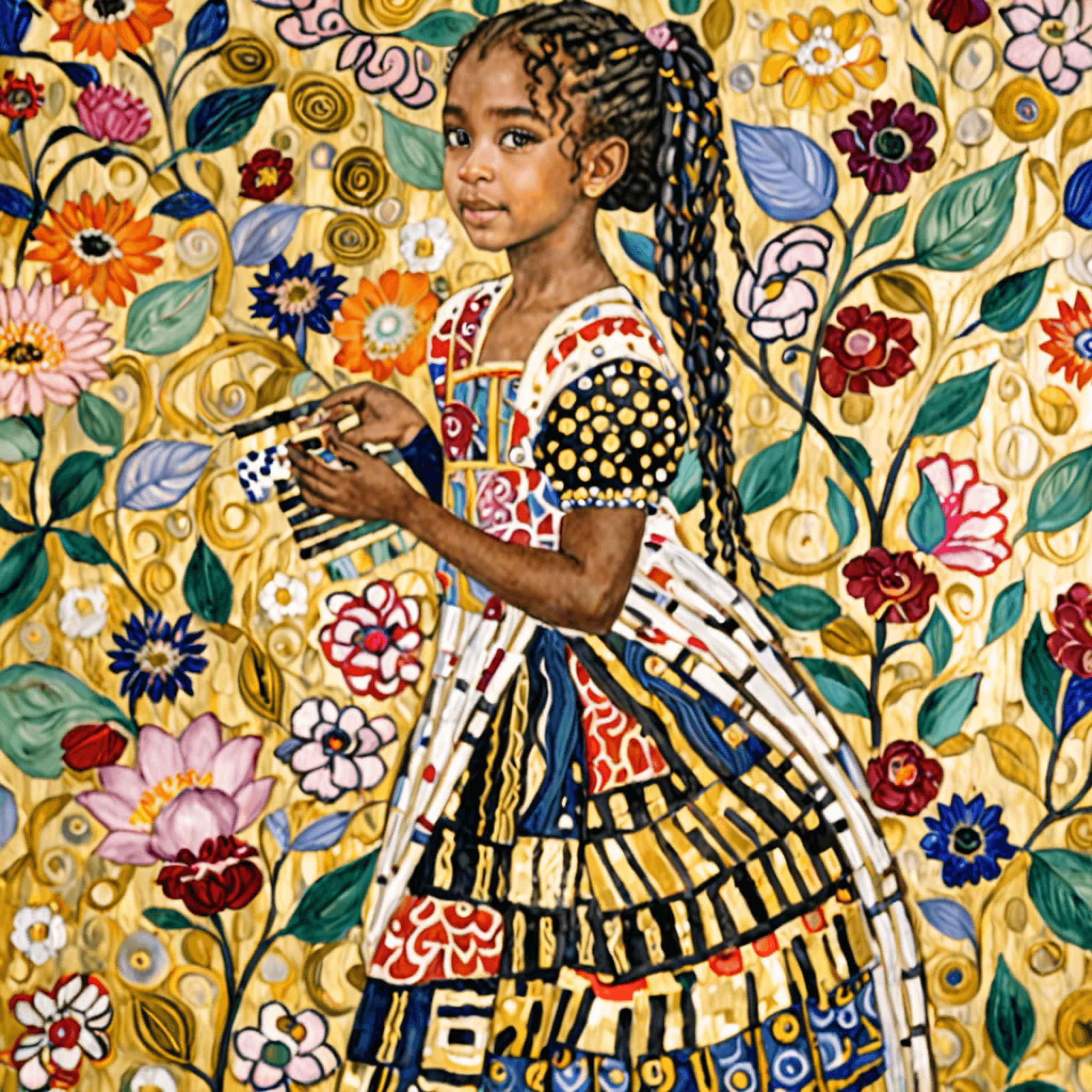 Portrait of Aaliyah by Gustav Klimt